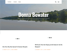 Tablet Screenshot of donnabowater.com